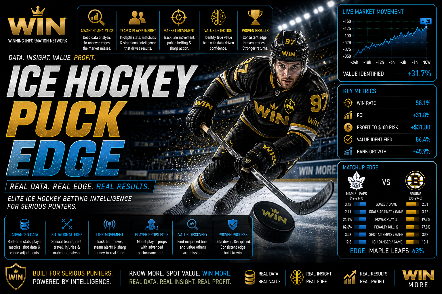 Ice Hockey Puck Edge
