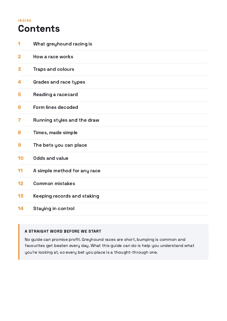 Contents page